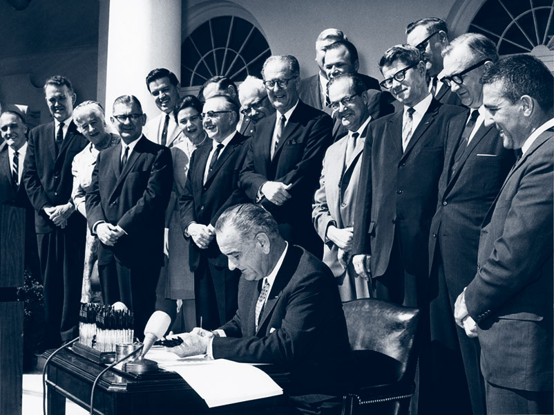 Signing Wilderness Act