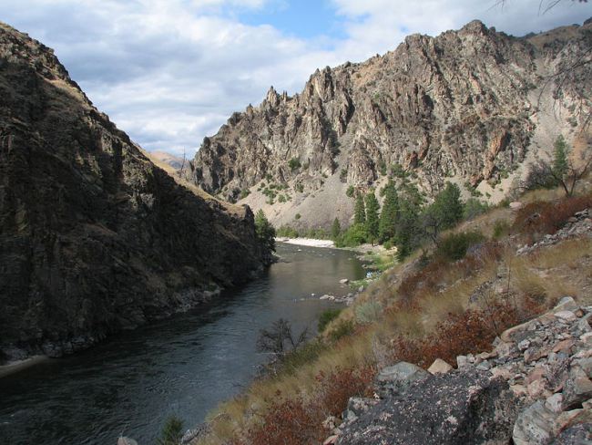 Middle Fork Salmon River, Frank Church-River of No Return Wilderness, Idaho: Where nine wolves were killed by IDFG's hired hunter-trapper. Photo: Rex Parker